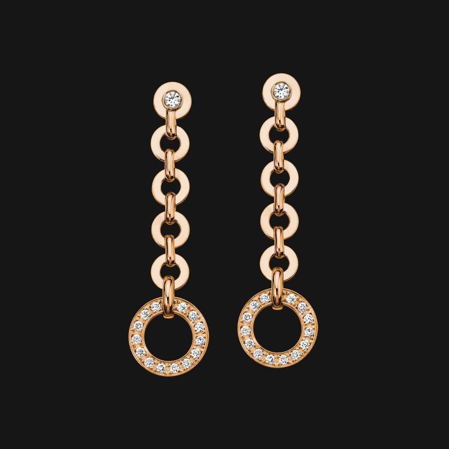 18k Dangling Pendant Earrings - linhnguyen8