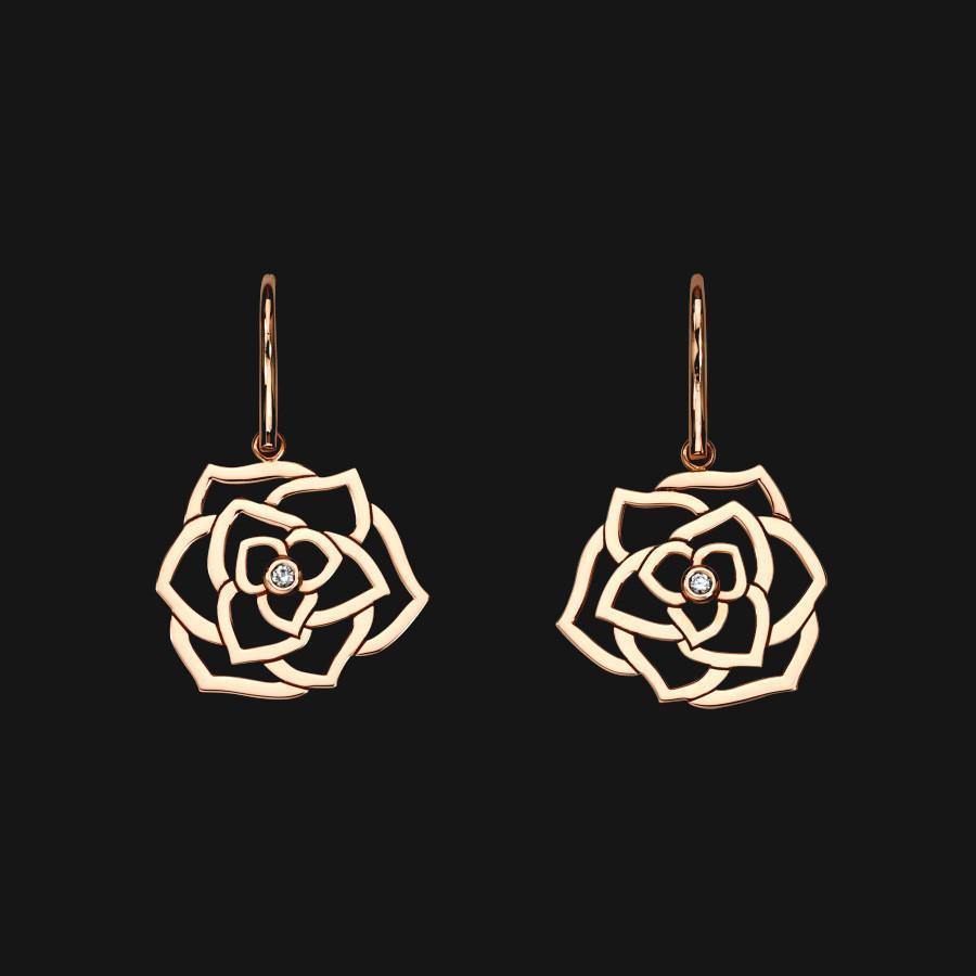 18k Wire Bloom Earrings - linhnguyen8