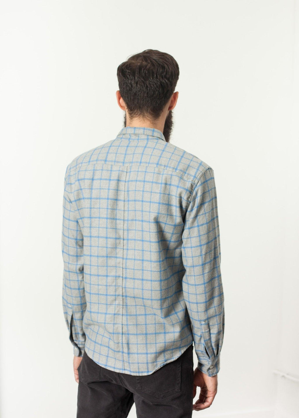 Paul Shirt in Grey Flannel - linhnguyen8