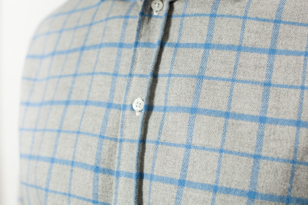 Paul Shirt in Grey Flannel - linhnguyen8